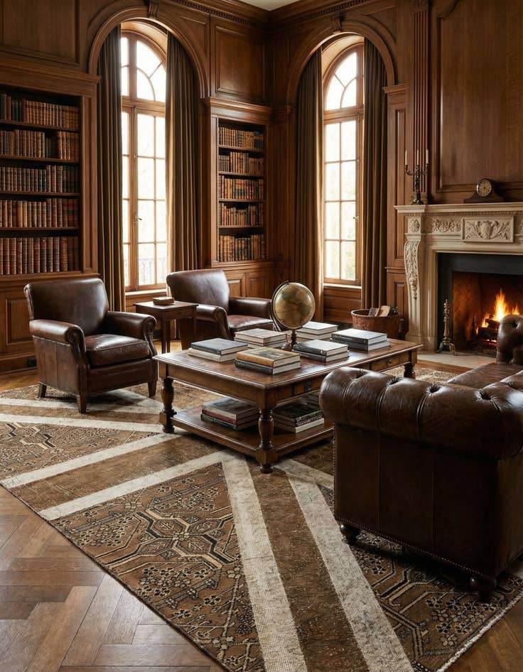 Detail image of  6' 7 x 9' 9  Hand Knotted Ultra Vintage Persian Wool Rug