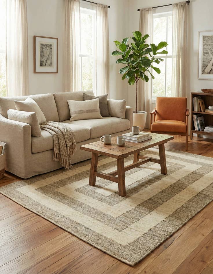 Detail image of 4' x 5' 9  Hand Knotted Kashkuli Gabbeh Oriental Wool Rug