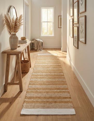2' 7 x 12' Hand Woven Lariat Runner Rug