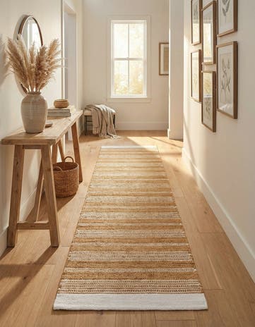 2' 7 x 12' Hand Woven Lariat Runner Rug