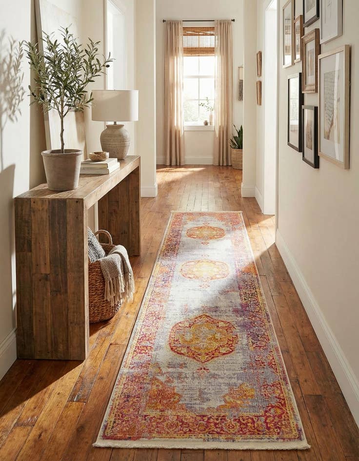 Detail image of  2' 7 x 10' Santiago Runner Rug