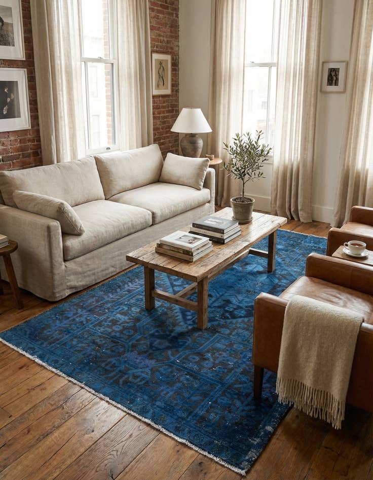 Detail image of  4' x 8' 2  Hand Knotted Ultra Vintage Persian Wool Runner Rug