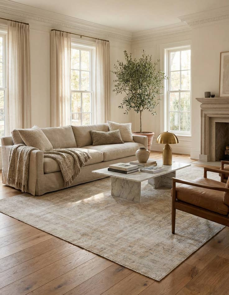 Detail image of 8' 1 x 11' 5  Hand Knotted Ultra Vintage Persian Wool Rug