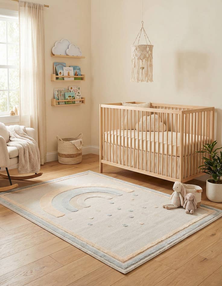 Detail image of 7' 10 x 10' Whimsy Kids Rug