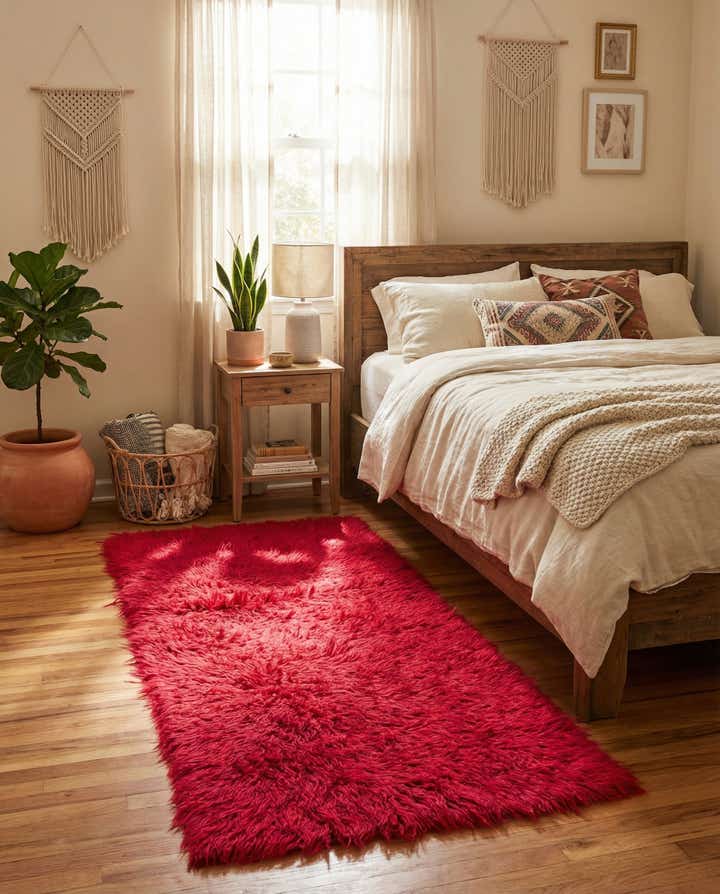 2' 3 x 5' 10 Hand Knotted Moroccan Wool Runner Rug