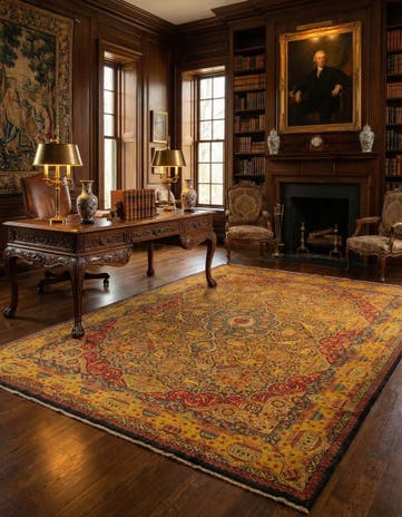 9' 8 x 12' 9 Kashmar Wool Rug