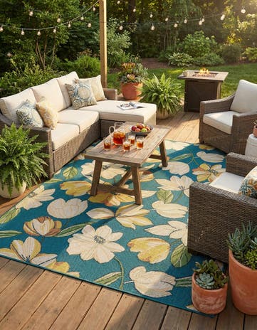 7' 10 x 10' Easy-Clean Baja Indoor / Outdoor Rug