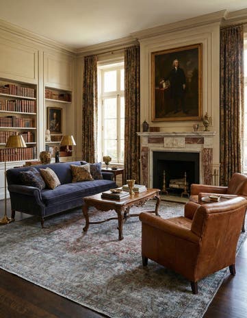 9' 4 x 12' 3 Vintage Royal Wool Rug