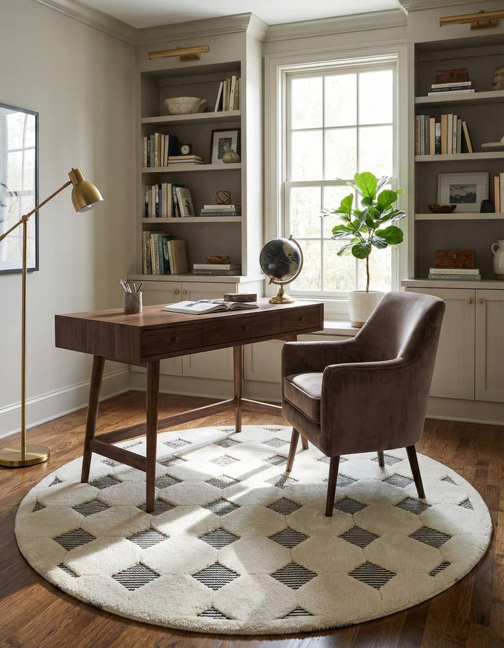 Detail image of 6' x 6' Prismatic Round Rug