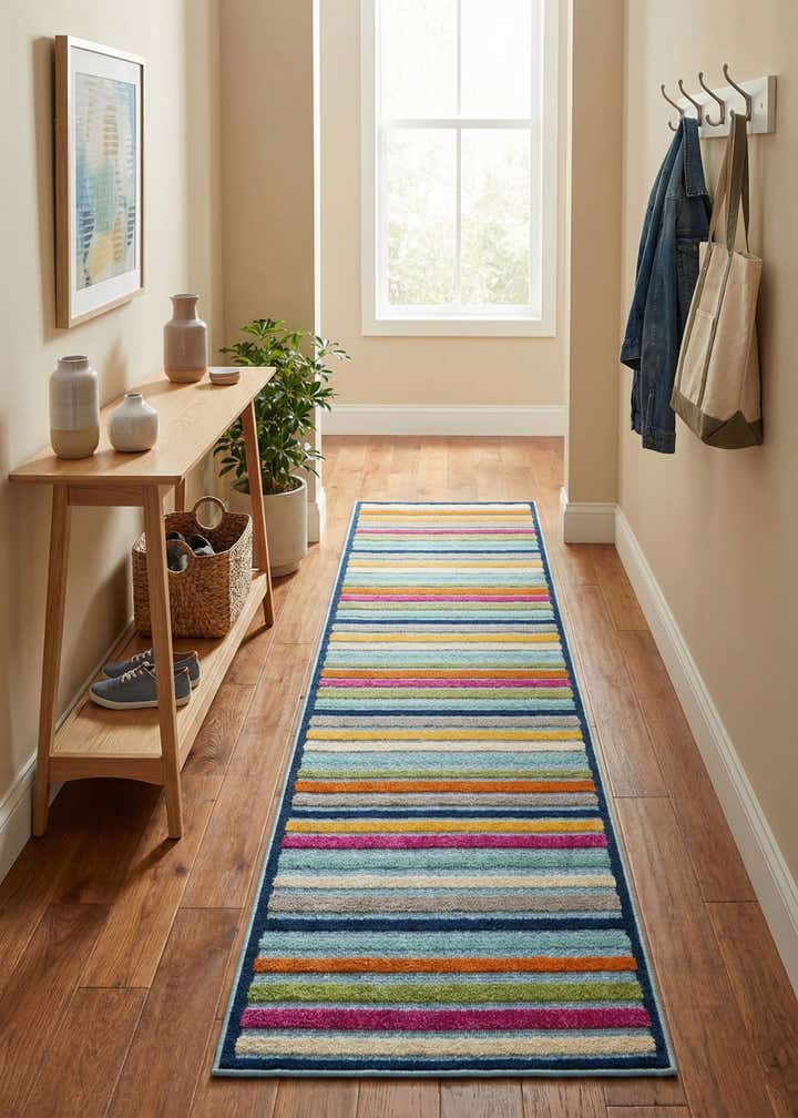 2' x 10' Easy-Clean Aruba Indoor / Outdoor Runner Rug