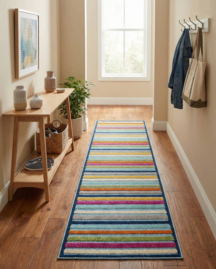 Detail image of 2' x 10' Easy-Clean Aruba Indoor / Outdoor Runner Rug