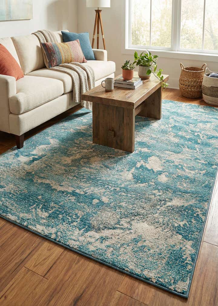 5' x 7' Easy-Clean Modern Indoor / Outdoor Rug