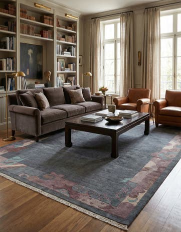 8' 2 x 11' 3 Hand Knotted Tibet Wool Rug