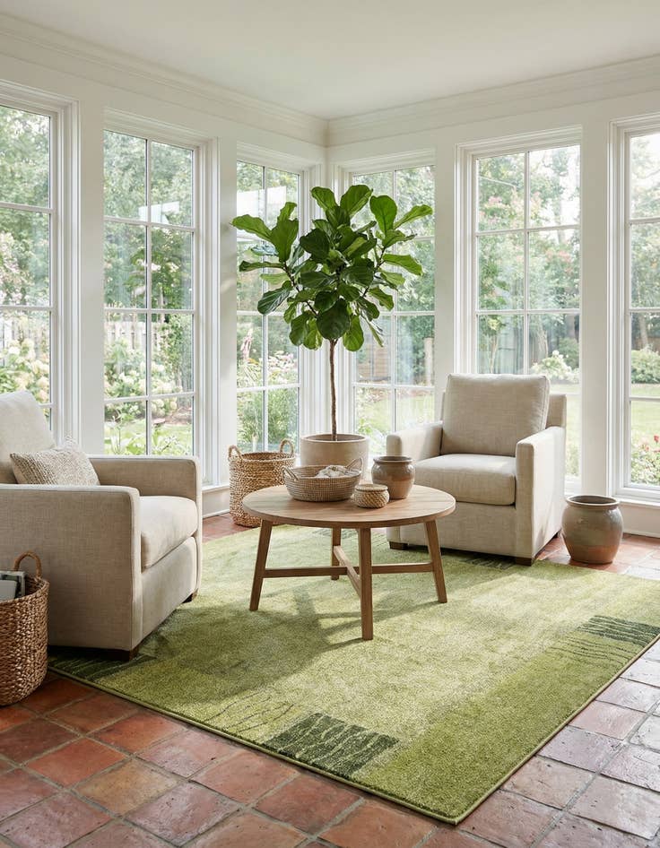 Detail image of 8' x 8' Loft Square Rug