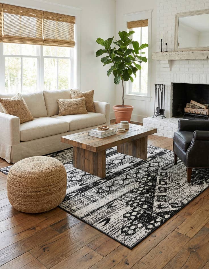 Detail image of 6' x 6' Oregon Square Rug