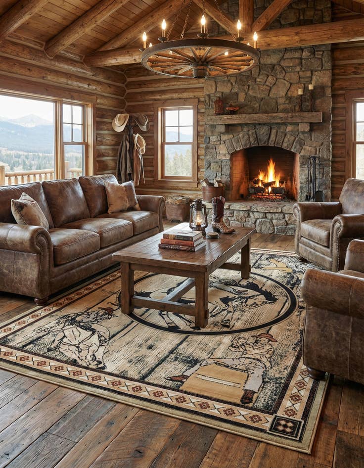 Detail image of  10' x 14' Pioneer Rug