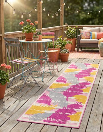 2' x 10' Easy-Clean Aruba Indoor / Outdoor Runner Rug