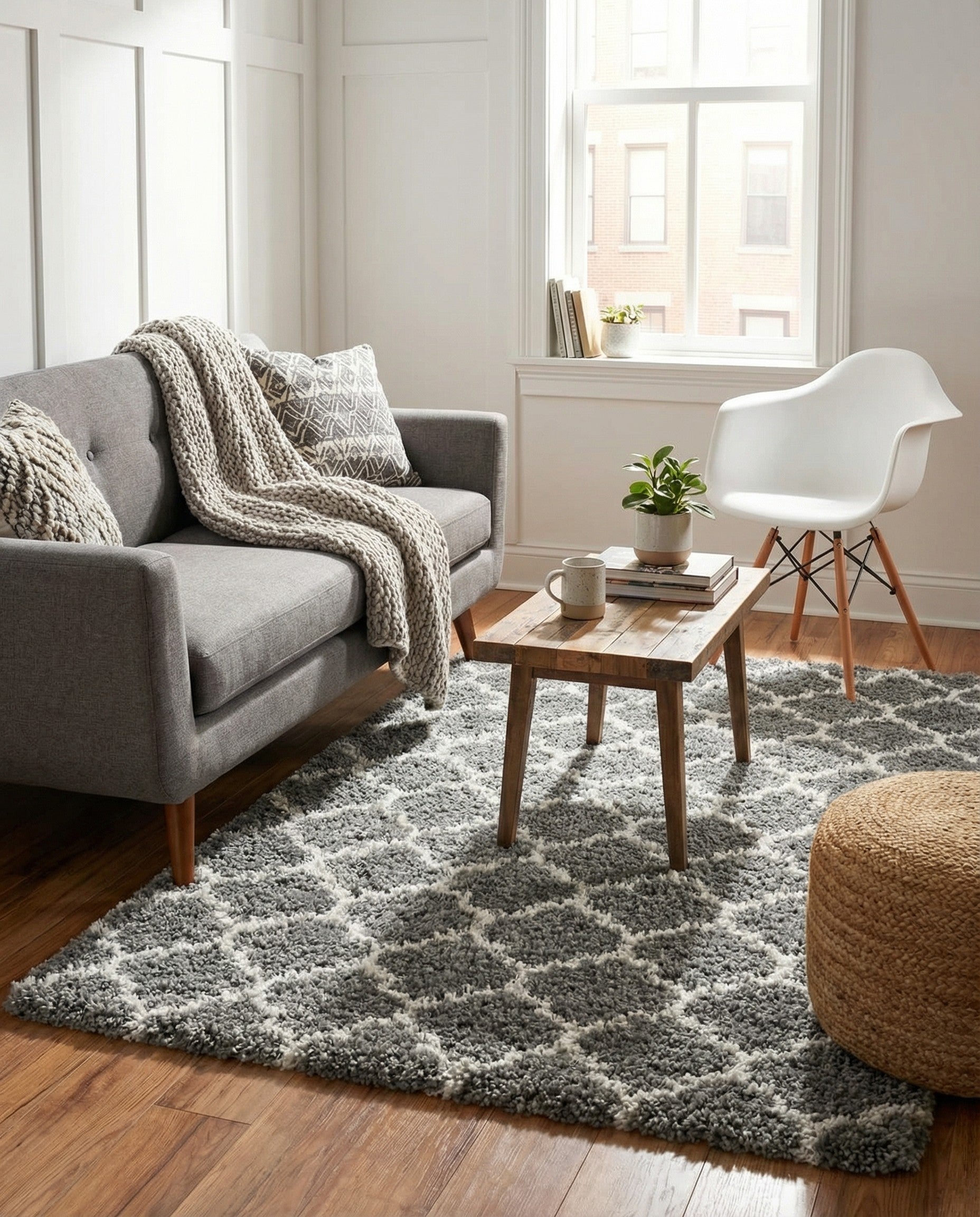  4' x 6' Moroccan Shag Rug