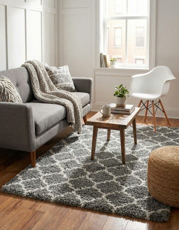 4' x 6' Moroccan Shag Rug