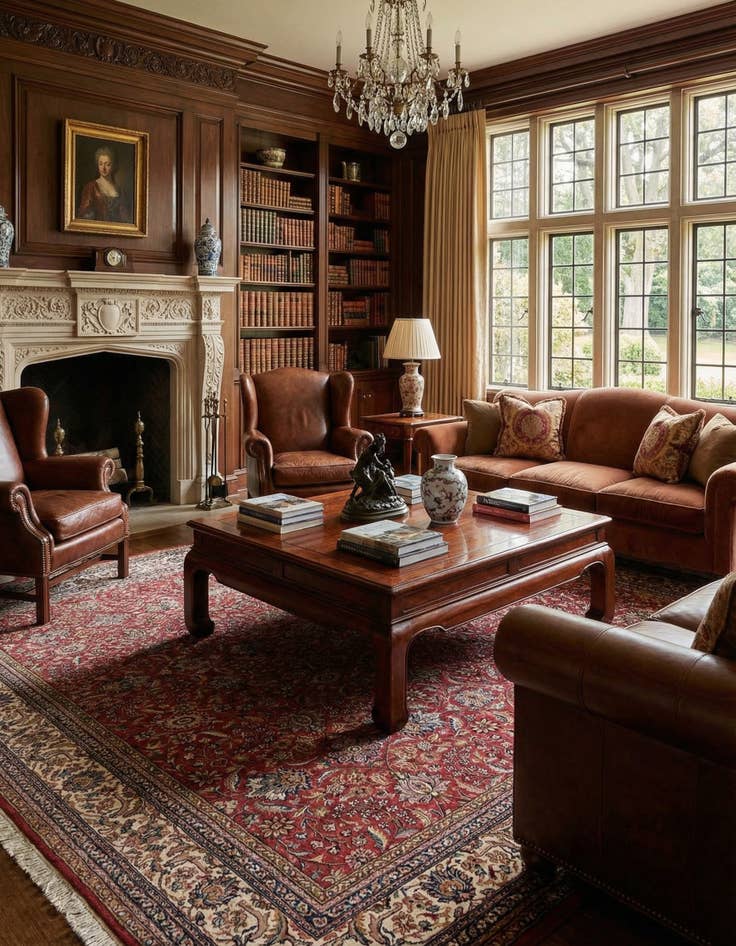 Detail image of 8' 2 x 11' 5  Hand Knotted Sarough Wool Rug