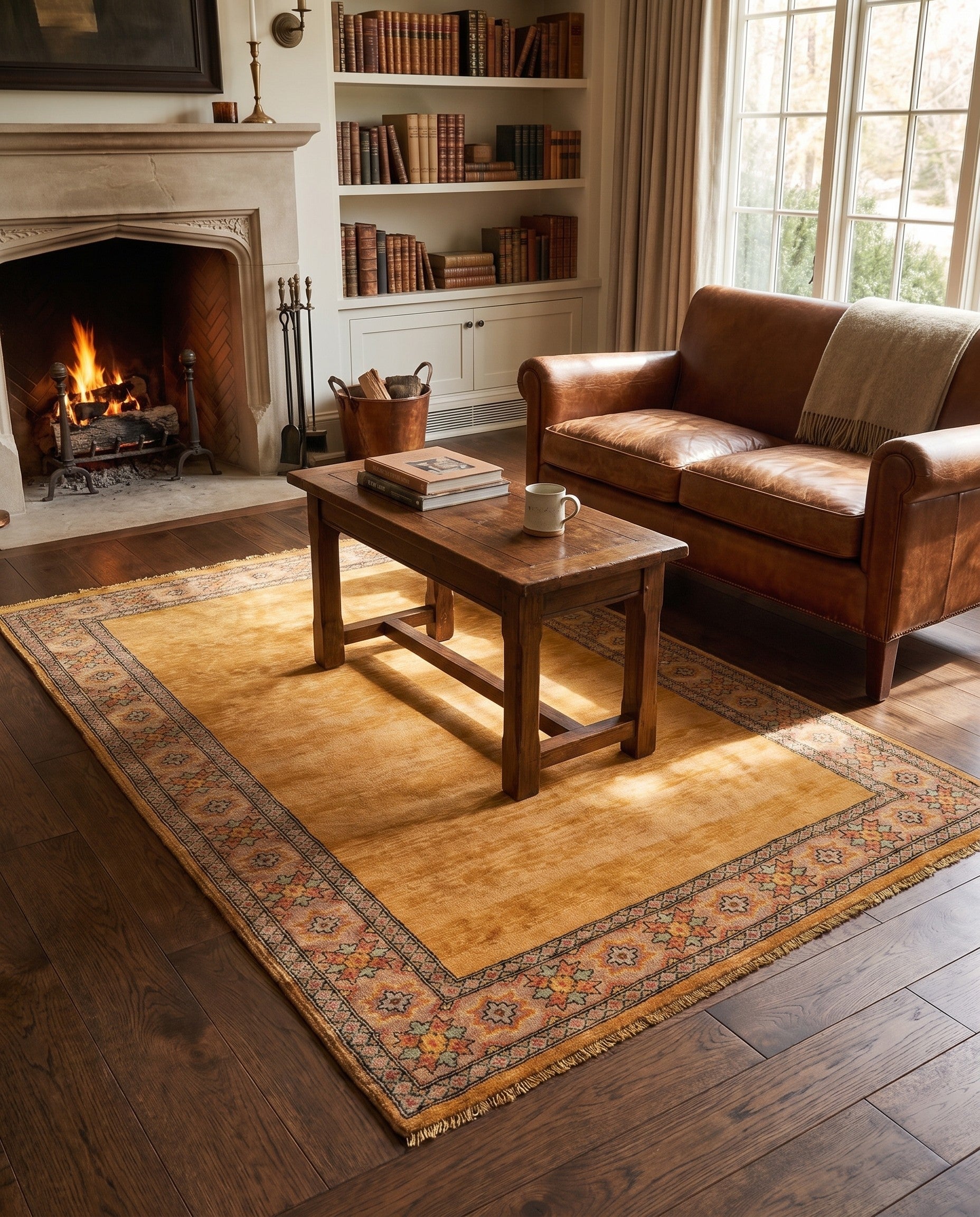4' 2 x 6' Hand Knotted Peshawar Ziegler Rug