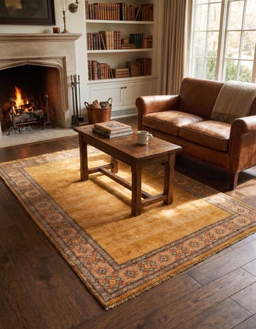 4' 2 x 6' Hand Knotted Peshawar Ziegler Rug