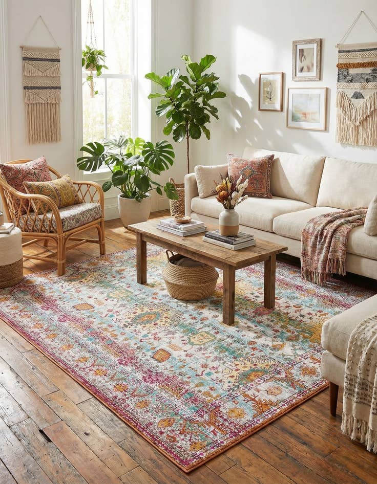 Detail image of  8' x 8' Alexis Square Rug