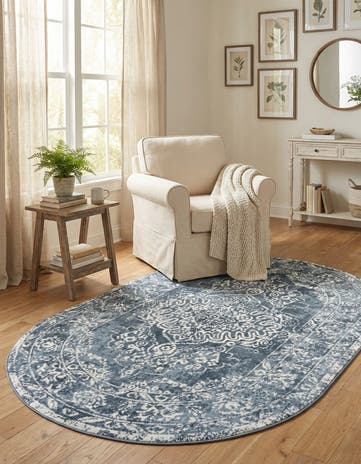 5' 3 x 8' Oxford Oval Rug