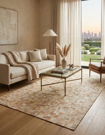 5' 4 x 7' 7 Cowhide Rug