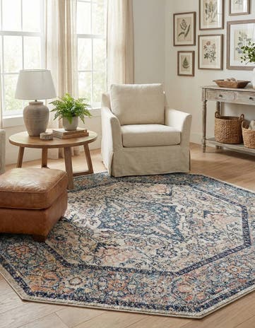 5' x 5' Lola Octagon Rug