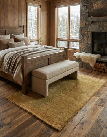 4' x 5' 10 Gabbeh Wool Rug