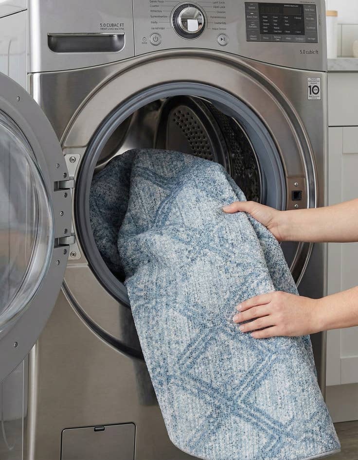 Detail image of  5' 3 x 5' 3 Kamala Washable Round Rug