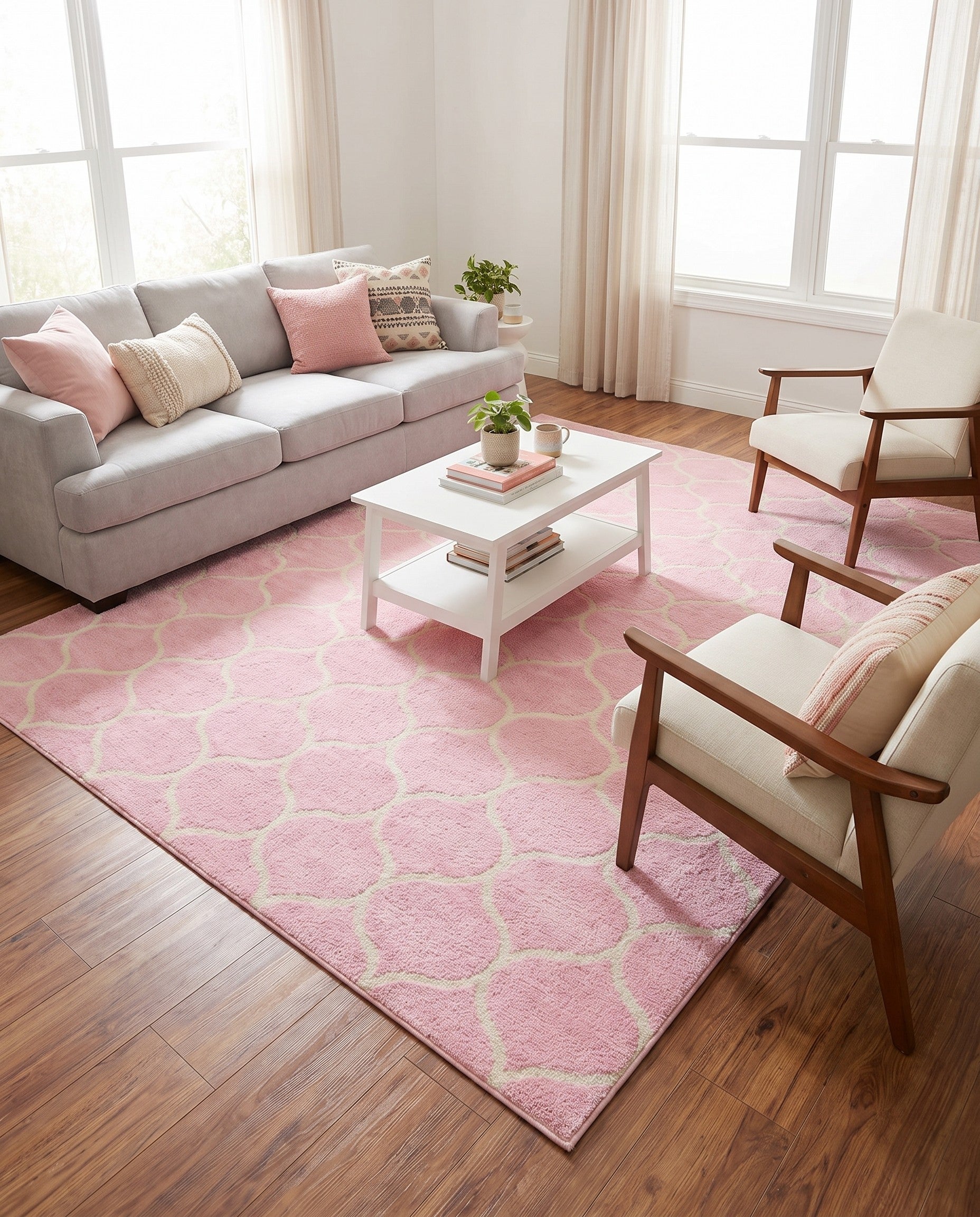 9' x 12' Trellis Frieze Rug
