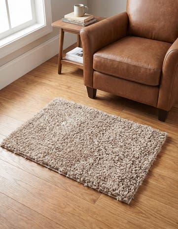 2' x 3' Solid Shag Rug