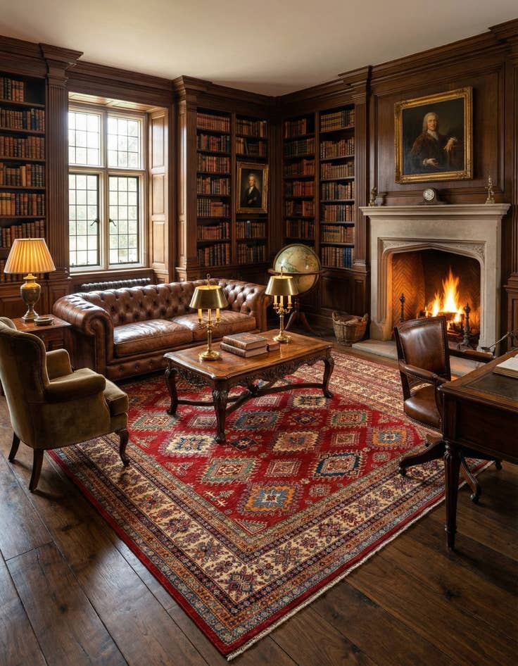 Detail image of 9' x 11' 5 Kazak Wool Rug