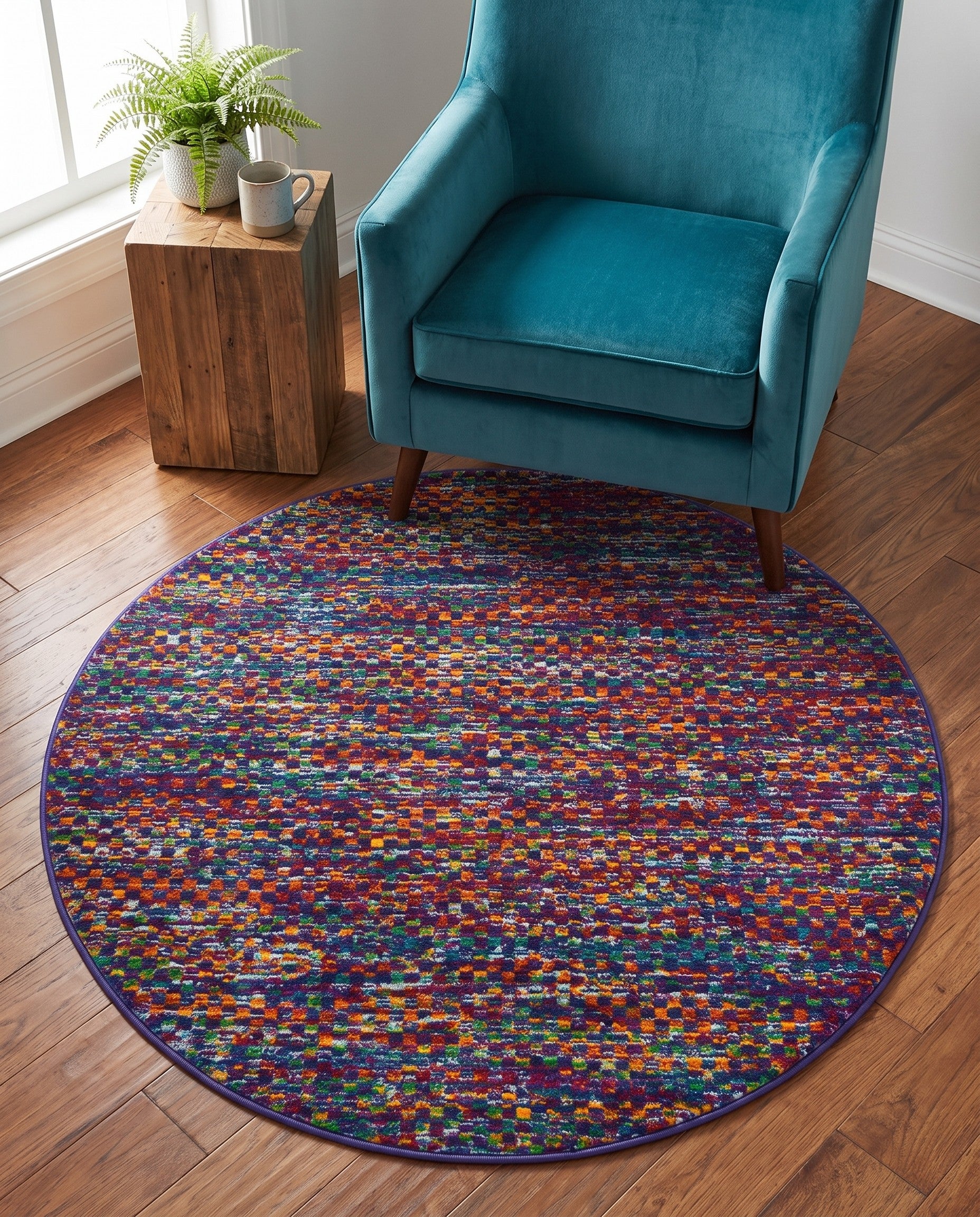 4' x 4' Calypso Round Rug