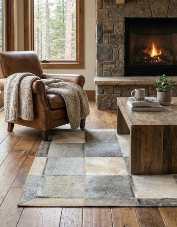 2' x 3' Cowhide Rug