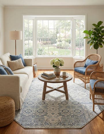 Gray Newport Octagon Rug