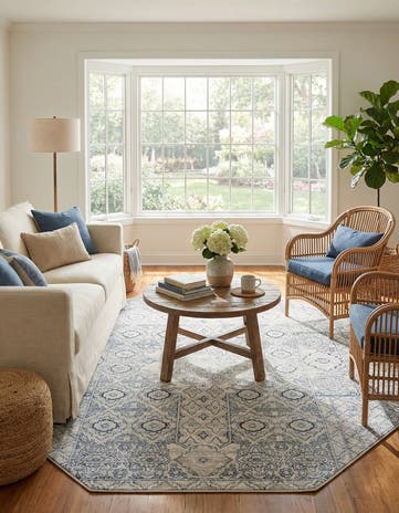 Gray Newport Octagon Rug
