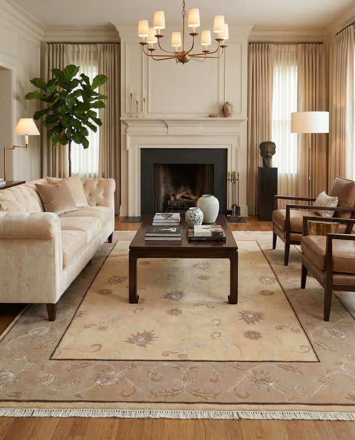 5' 8 x 7' 10 Hand Knotted Darya Rug