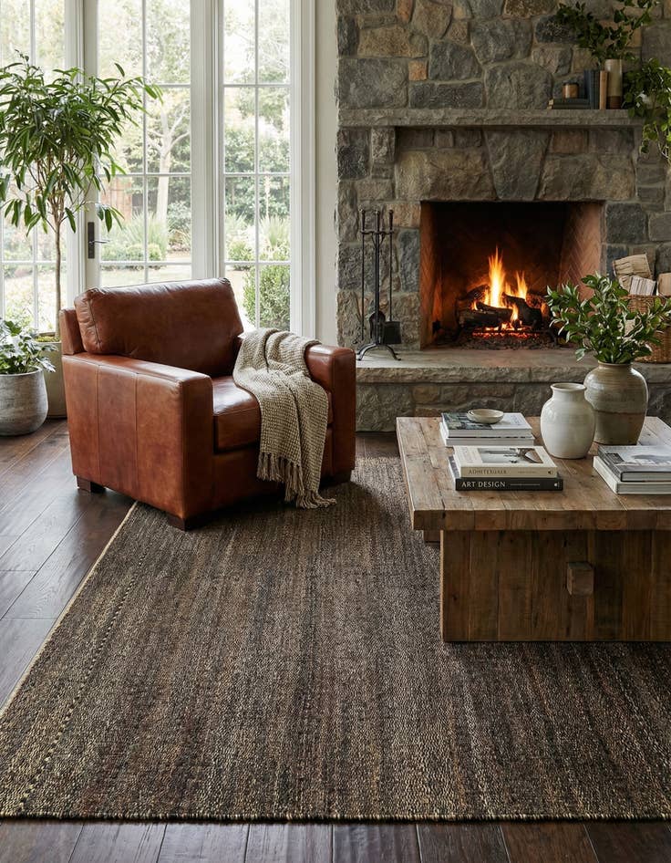 Detail image of 5' 5 x 8' 1 Juma Wool Rug