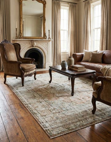 7' x 9' 5 Vintage Royal Wool Rug