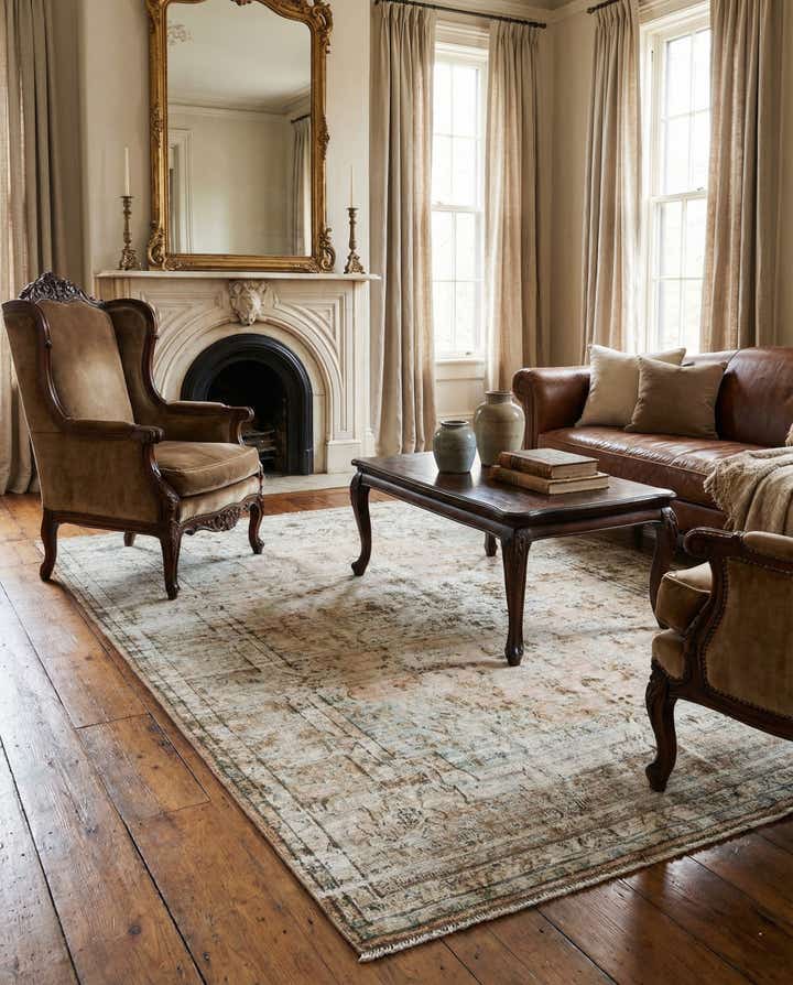 7' x 9' 5 Vintage Royal Wool Rug