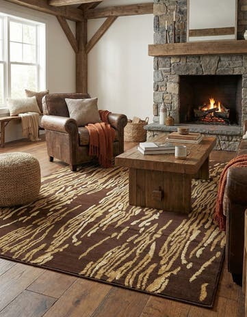 5' 3 x 7' 6 Reproduction Gabbeh Rug
