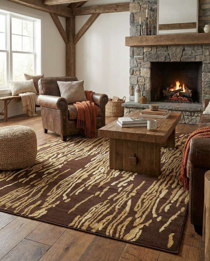5' 3 x 7' 6 Reproduction Gabbeh Rug