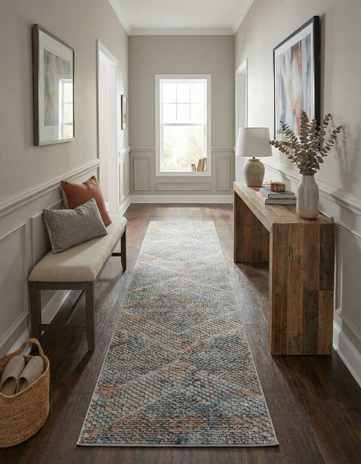 Detail image of  2' 7 x 13' Leipzig Runner Rug