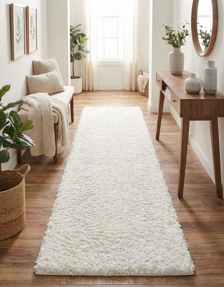 2' 7 x 13' Zermatt Shag Runner Rug