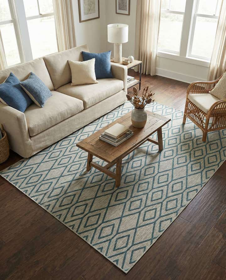 7' x 10' Easy-Clean Jill Zarin Turks and Caicos Indoor / Outdoor Rug