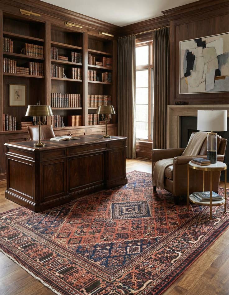 Detail image of 7' 3 x 10' 5 Farahan Rug