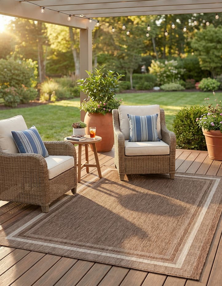 7' x 10' Easy-Clean Border Indoor / Outdoor...